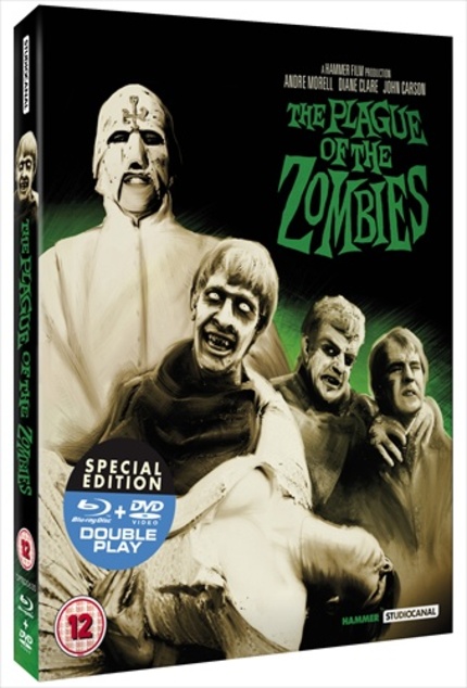 Hammer Restorations continue with Double Play discs of THE PLAGUE OF THE ZOMBIES and THE REPTILE